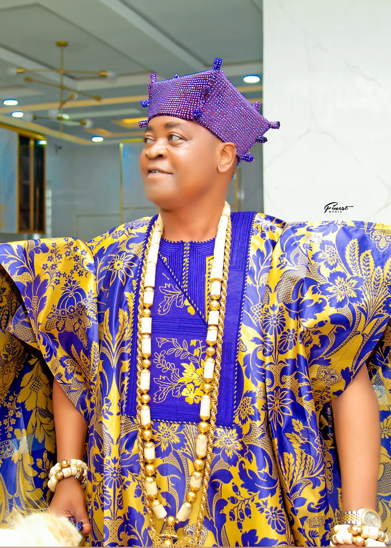 His Royal Majesty with visiting dignitaries