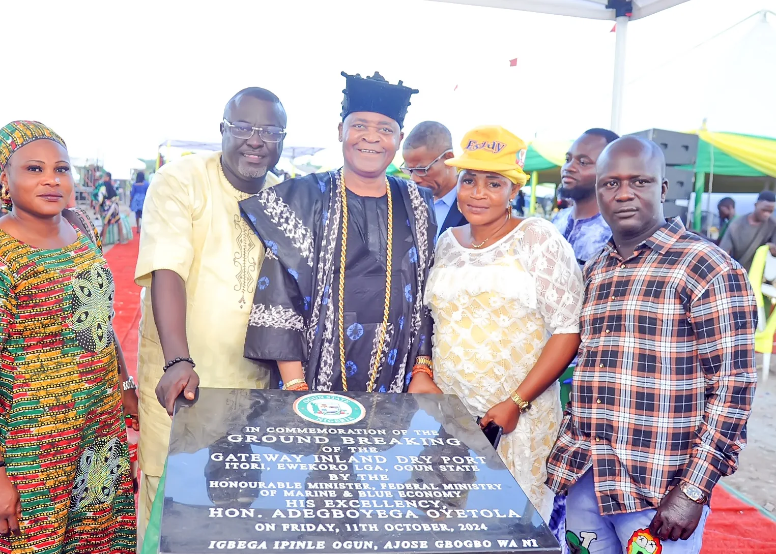 His Royal Majesty Oba Abdulfatai Akorede Akamo at official palace event